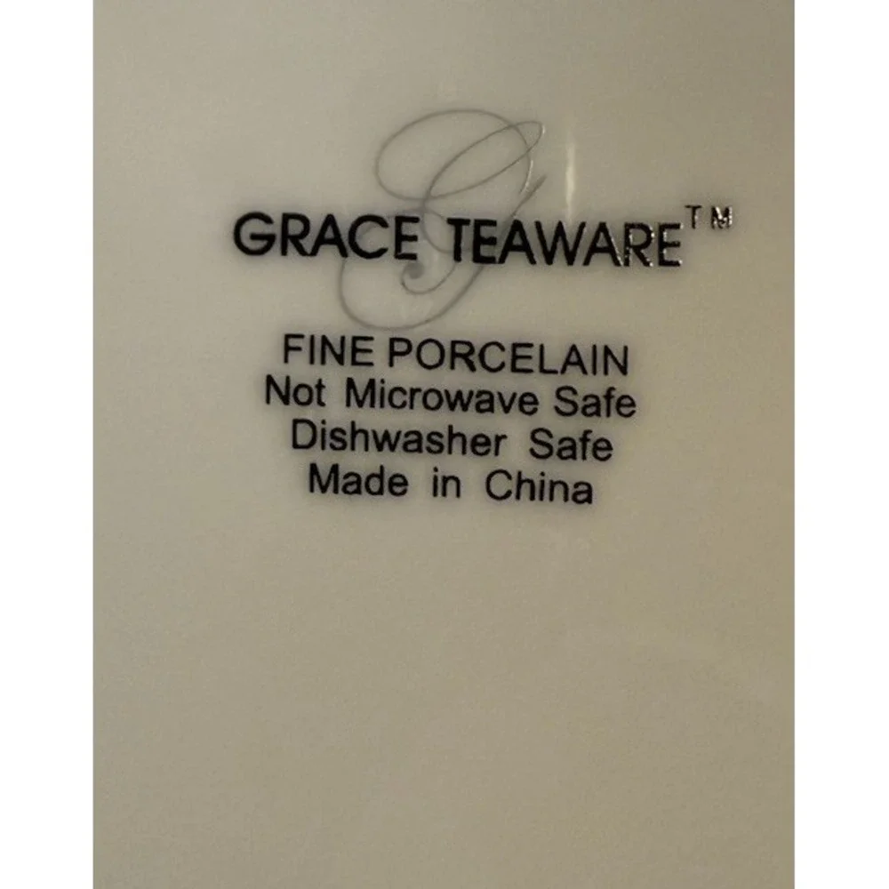 Set of 4‎ Grace Blue Floral 8